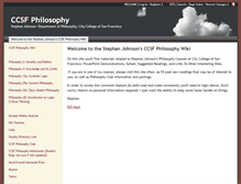 Tablet Screenshot of ccsfphilosophy.editme.com