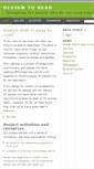 Mobile Screenshot of designtoread.editme.com