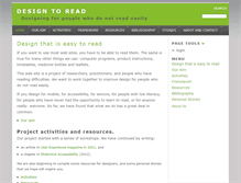 Tablet Screenshot of designtoread.editme.com