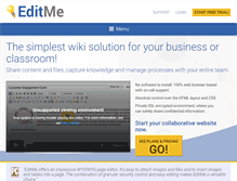 Tablet Screenshot of editme.com